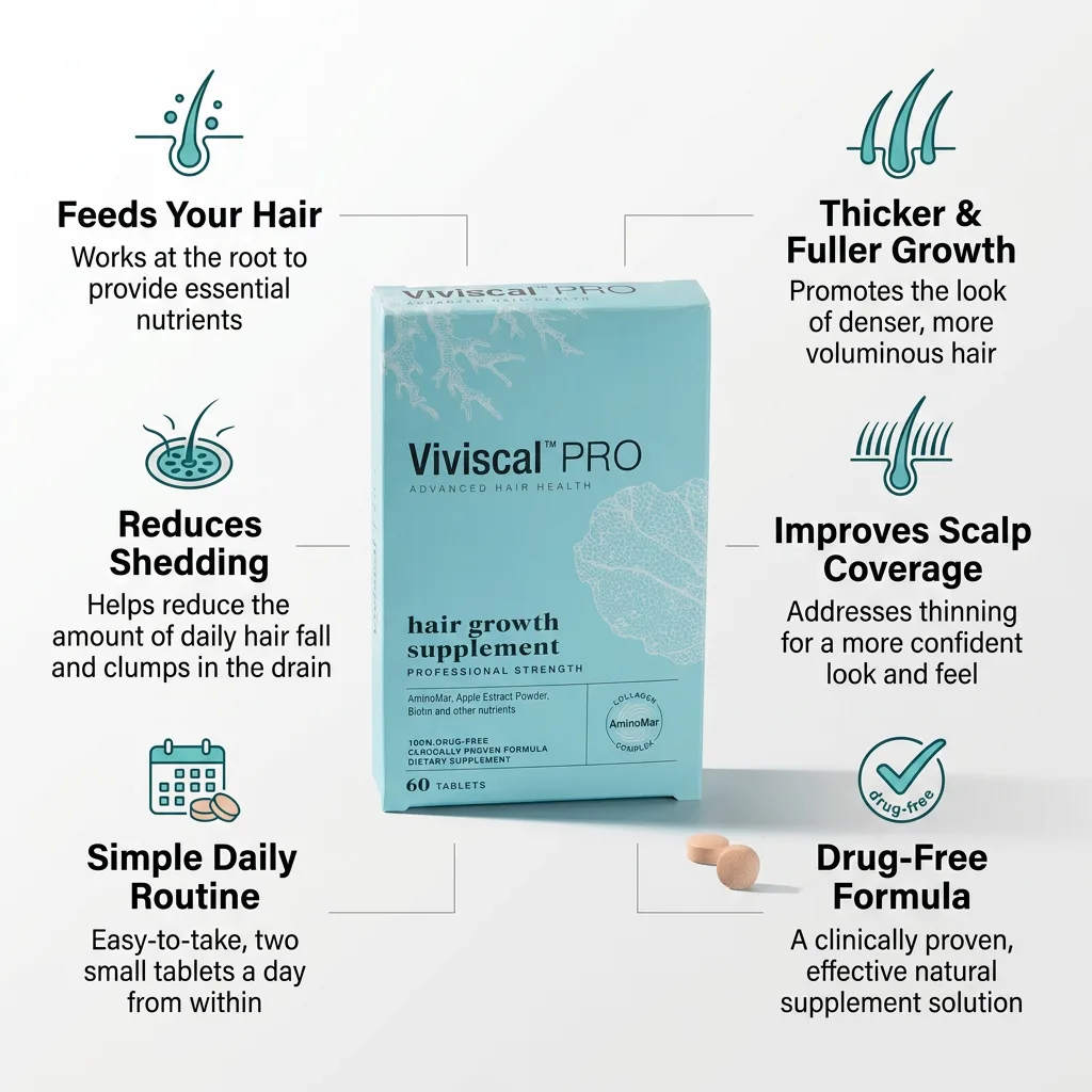 Viviscal Professional 60ct - Nourishing, Thickening, Confidence-Restoring