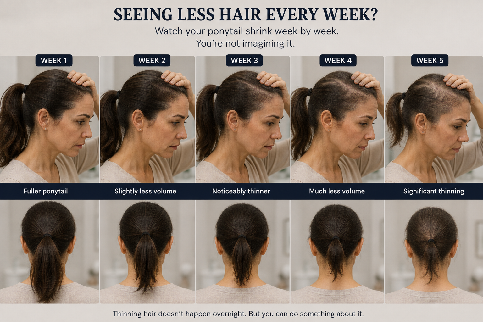 Ponytail Feeling Thinner Every Week