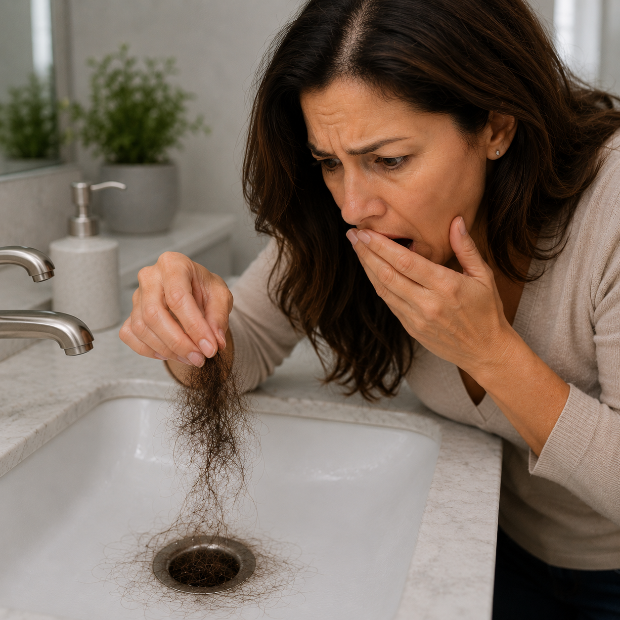Clumps of Hair Clogging Your Drain