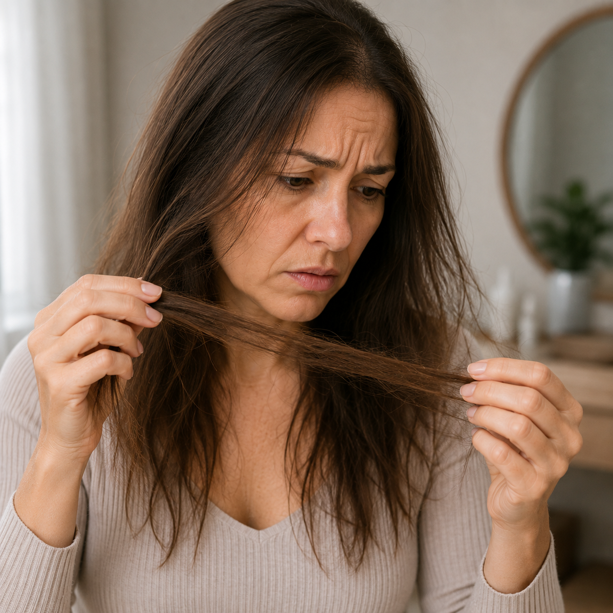 Hair Feeling Thin and Brittle